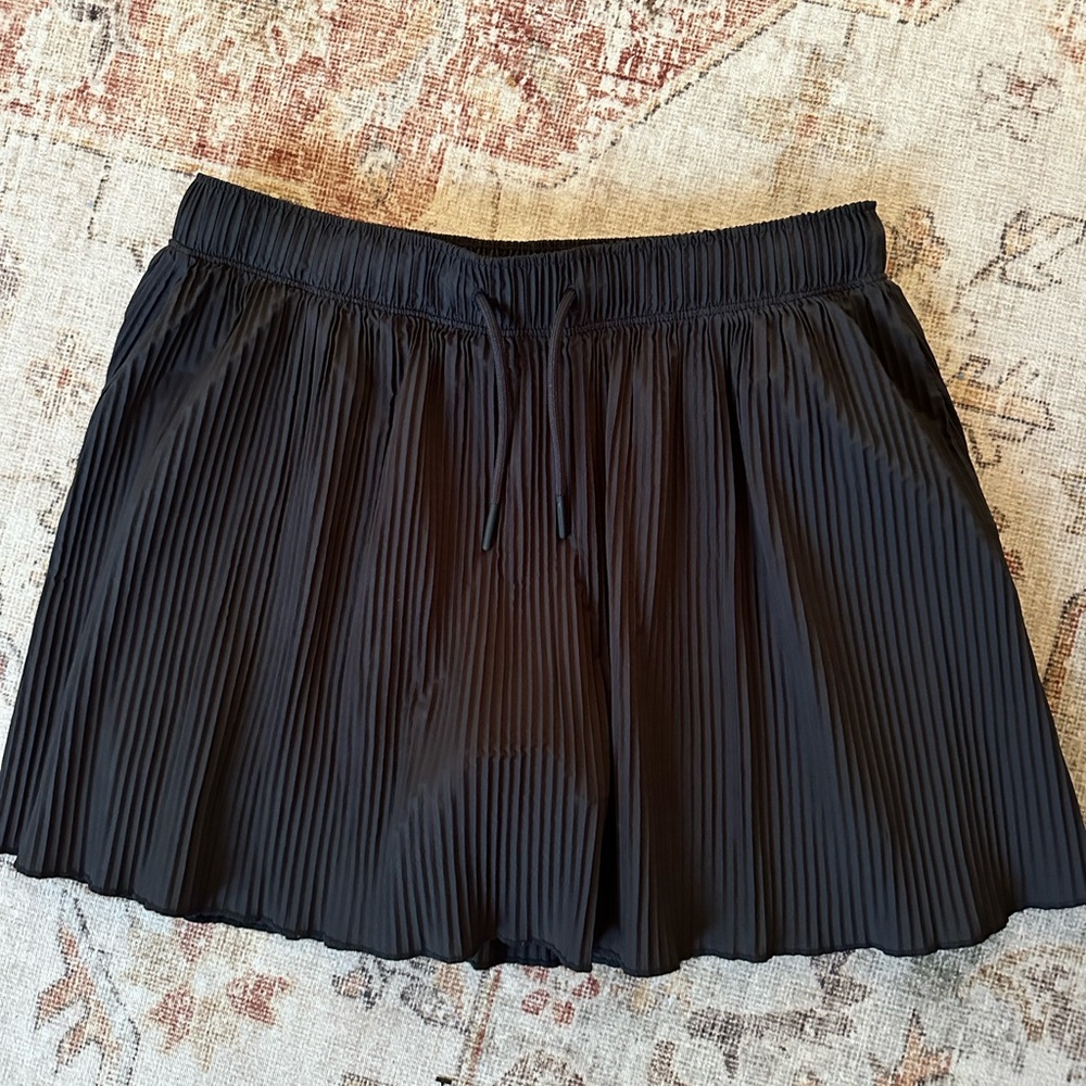 Black athletic skort